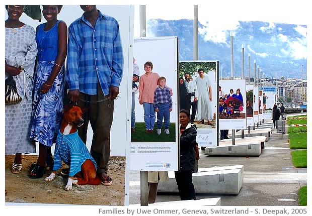 Families - photo-exhibition by Uwe Ommer, images by Sunil Deepak, 2005