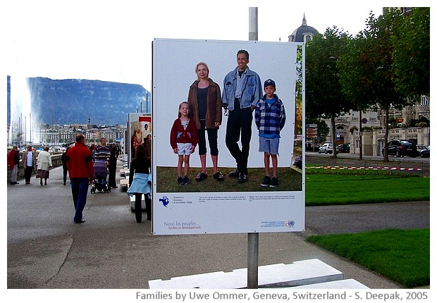 Families - photo-exhibition by Uwe Ommer, images by Sunil Deepak, 2005