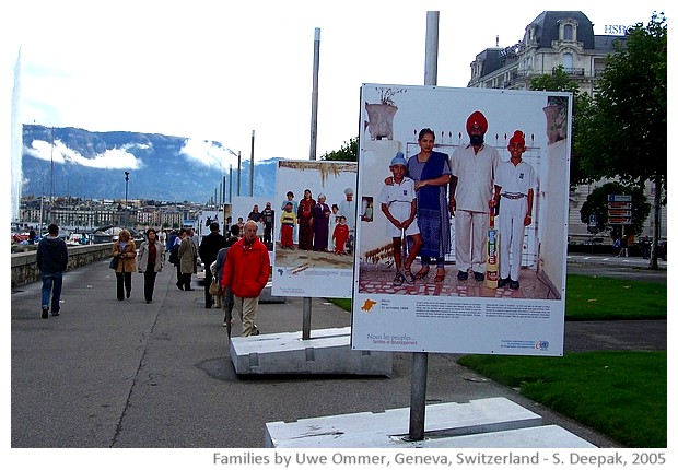 Families - photo-exhibition by Uwe Ommer, images by Sunil Deepak, 2005