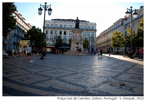 Luis de Camoes square, Lisbon, Portugal - S. Deepak, 2012