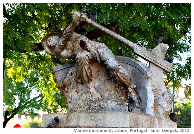 Marine monument, Lisbon, Portugal - images by Sunil Deepak, 2012