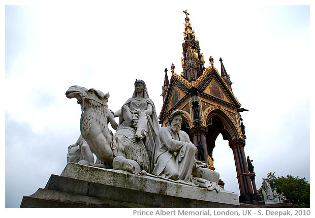 Statue groups at Albert memorial, London, UK - S. Deepak, 2010