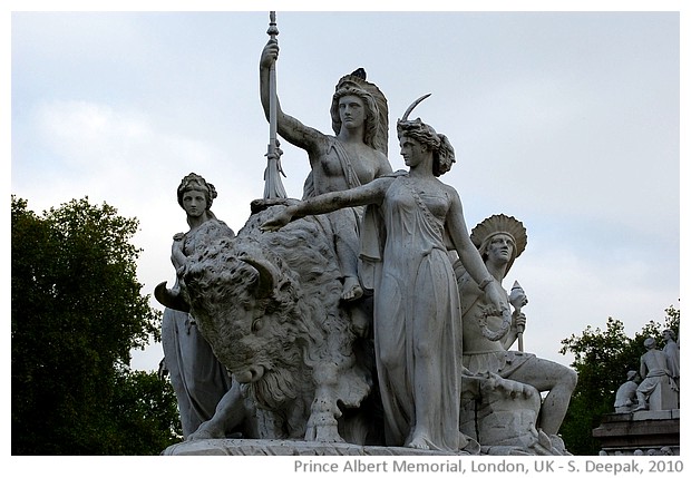 Statue groups at Albert memorial, London, UK - S. Deepak, 2010