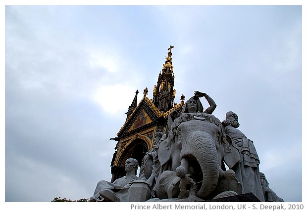 Statue groups at Albert memorial, London, UK - S. Deepak, 2010