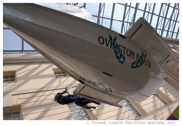 Hanging boat - London marittime museum, 2011