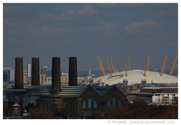 London skyline with new olympic stadium