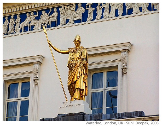 Trafalgar square, London, UK - images by Sunil Deepak, 2005