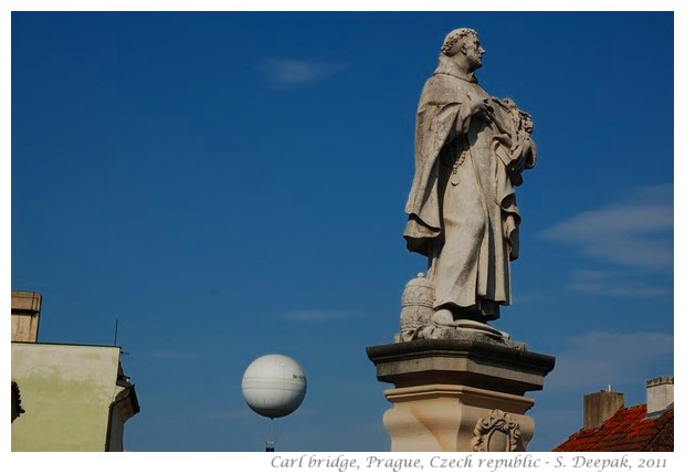 Statues on the old Carl bridge, Prague, Czech republic - S. Deepak, 2011