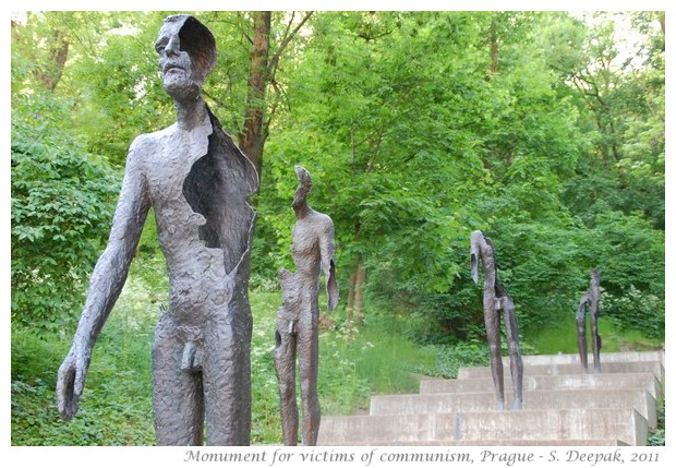 Monument to victims of communism, Prague Czech republic - images by S. Deepak
