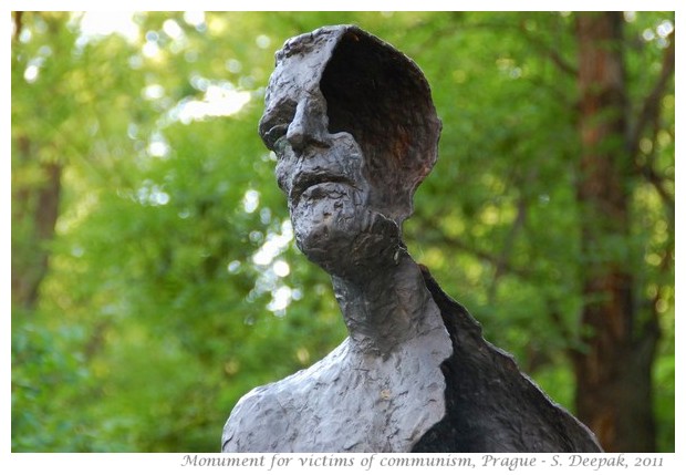 Monument to victims of communism, Prague Czech republic - images by S. Deepak