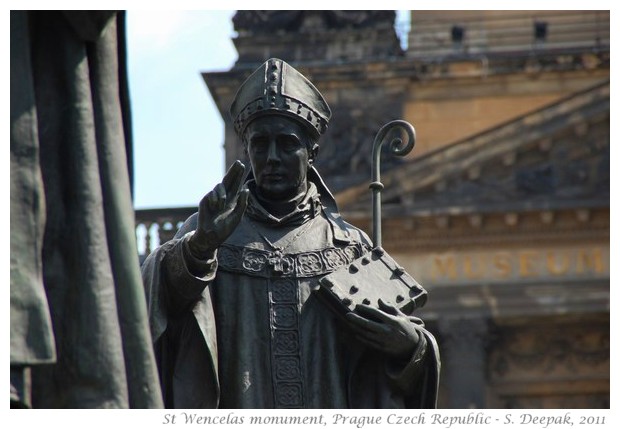 St Wencelas monument, Prague, Czech Republic - images by S. Deepak