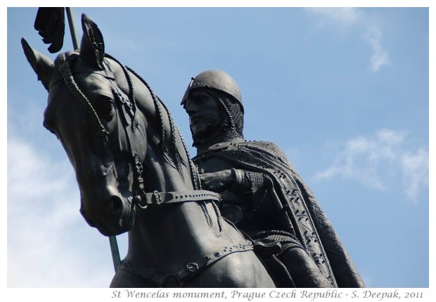 St Wencelas monument, Prague, Czech Republic - images by S. Deepak