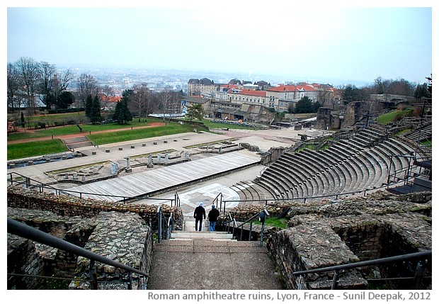 Ruins Roman amphitheatre, Athens, Greece - images by Sunil Deepak, 2013
