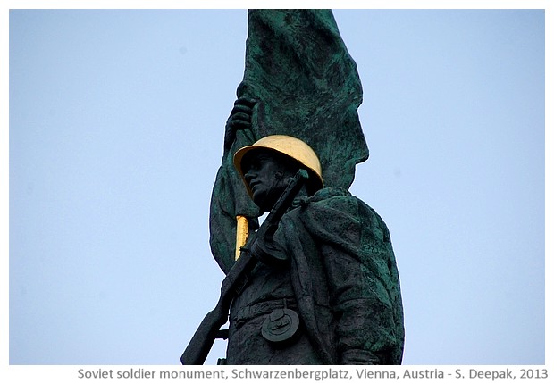 Soviet hero monument, Vienna, Austria - images by Sunil Deepak, 2013