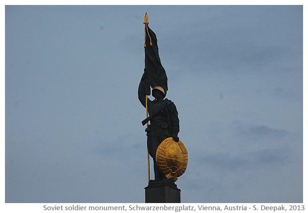 Soviet hero monument, Vienna, Austria - images by Sunil Deepak, 2013