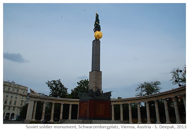 Soviet hero monument, Vienna, Austria - images by Sunil Deepak, 2013