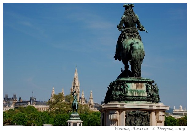 Horsemen statues, Vienna, Austria - S. Deepak, 2009