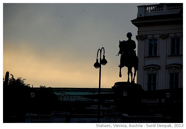 Statues in Vienna, Austria - images by Sunil Deepak, 2013