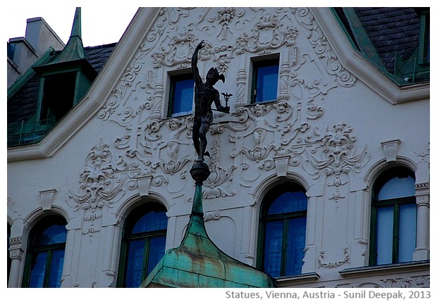 Statues in Vienna, Austria - images by Sunil Deepak, 2013