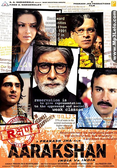Poster of film - Aarakshan