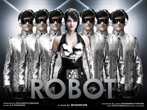 Poster, Robot Rajnikanth by Shanker