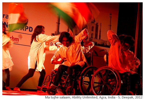 Bandemataram dance by Ability Unlimited, Agra, India - S. Deepak, 2012