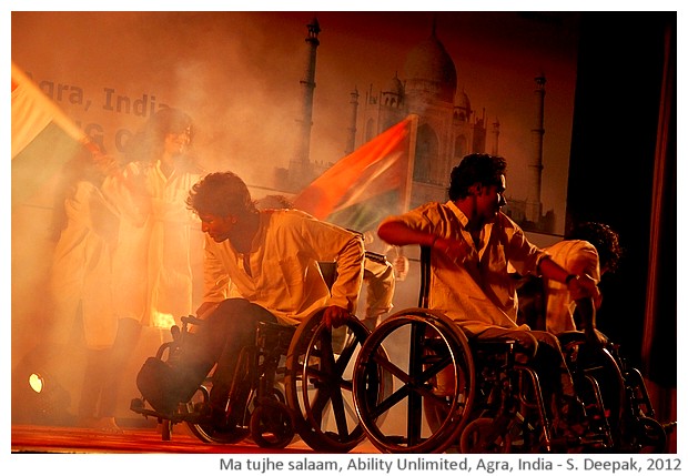 Bandemataram dance by Ability Unlimited, Agra, India - S. Deepak, 2012