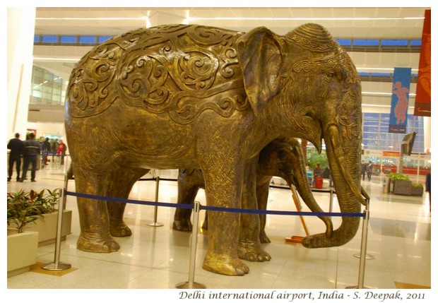 Indian art at Delhi airport - S. Deepak, 2012
