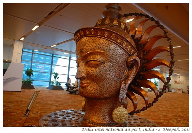 Indian art at Delhi airport - S. Deepak, 2012