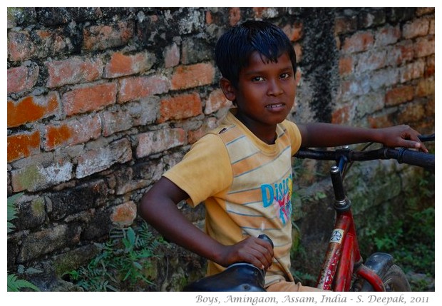 Boys, Amingaon, Assam, India - images by S. Deepak