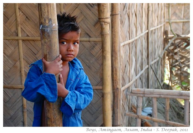 Boys, Amingaon, Assam, India - images by S. Deepak