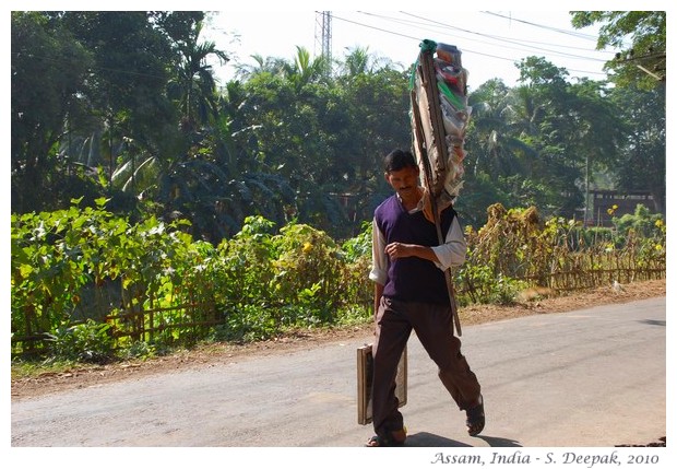 Village life, Amingaon, Assam, India - images by S. Deepak