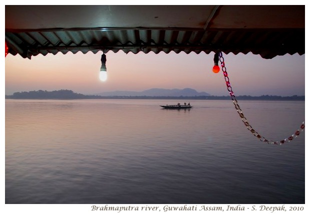 Ferry boats on Brahmaputra river - S. Deepak, 2010