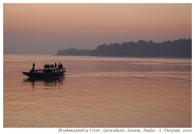 Ferry boats on Brahmaputra river - S. Deepak, 2010