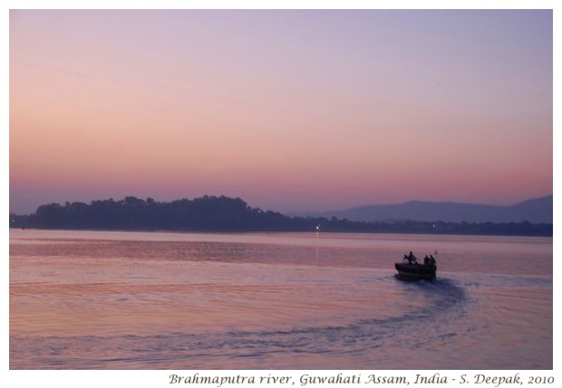 Ferry boats on Brahmaputra river - S. Deepak, 2010