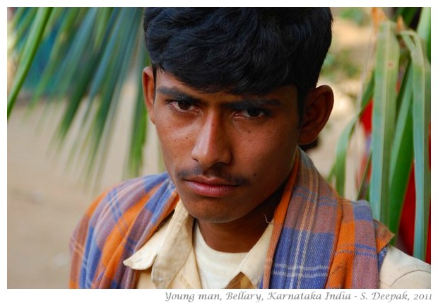 Young man, Bellary, Karnataka, India - S. Deepak, 2011