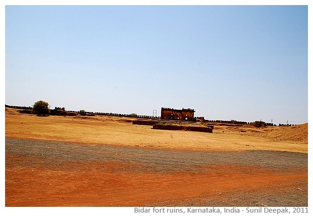 Ruins of Bidar fort, Karnataka, India - images by Sunil Deepak, 2011