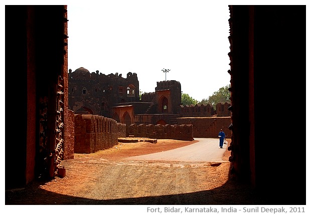 Bidar fort entrance, Karnataka, India - images by Sunil Deepak, 2011