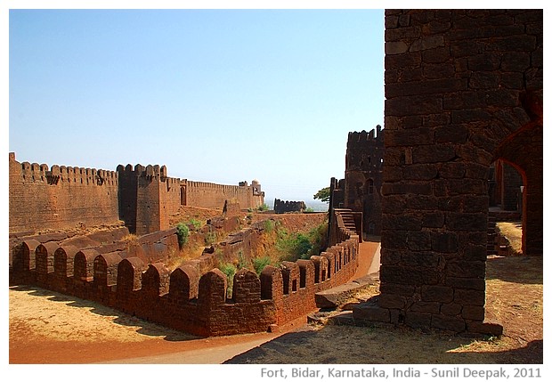 Bidar fort entrance, Karnataka, India - images by Sunil Deepak, 2011