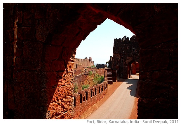 Bidar fort entrance, Karnataka, India - images by Sunil Deepak, 2011