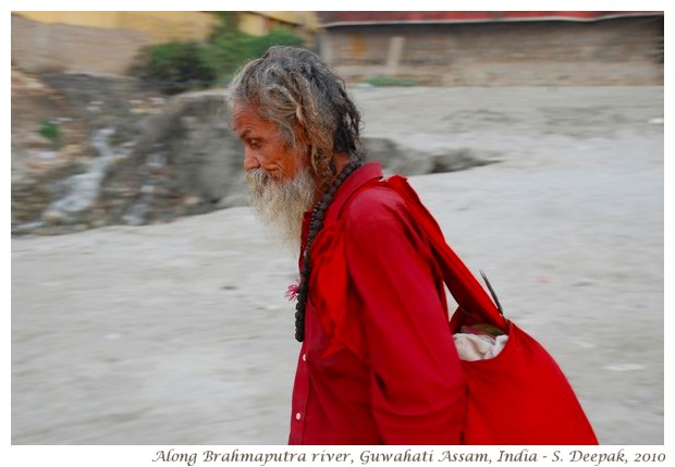 Temple and ascetic, Assam, India - S. Deepak, 2010