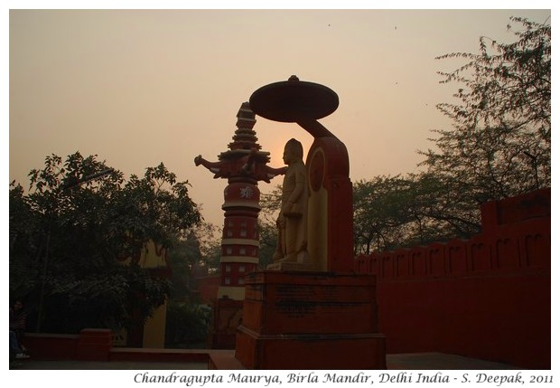 Chandragupta Maurya, Birla temple, Delhi - S. Deepak, 2011