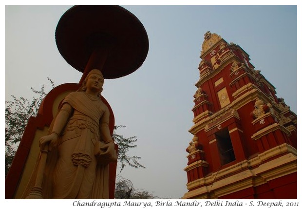 Chandragupta Maurya, Birla temple, Delhi - S. Deepak, 2011