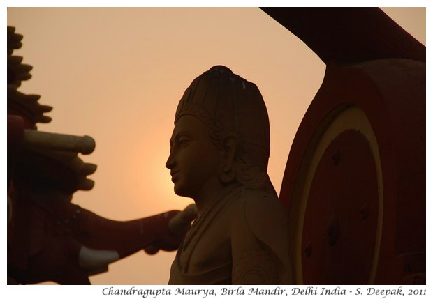 Chandragupta Maurya, Birla temple, Delhi - S. Deepak, 2011