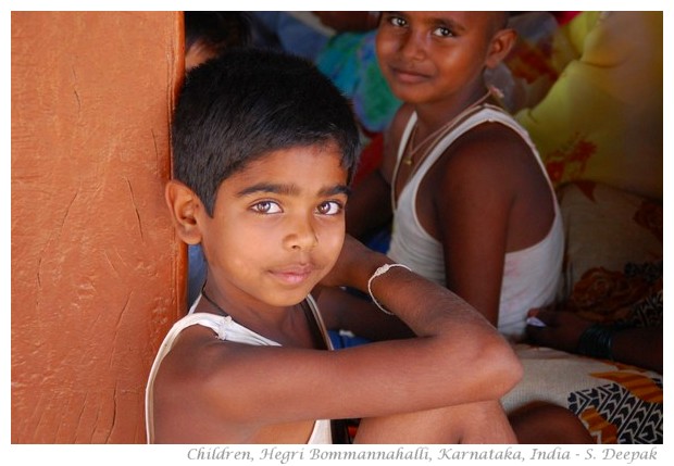 Children, north Karnataka, India