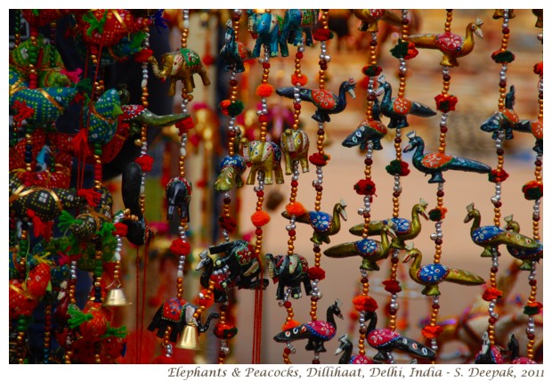 Colourful elephant toys from Rajasthan - S. Deepak, 2011
