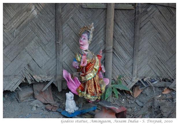 Godess statues, Assam India - Images by S. Deepak