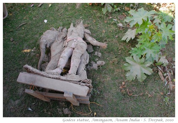 Godess statues, Assam India - Images by S. Deepak