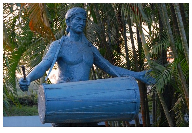 Blue statues, Kalakshetra, Guwahati, India