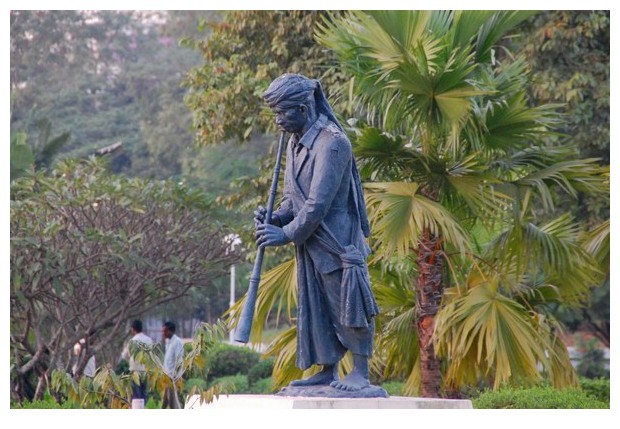 Blue statues, Kalakshetra, Guwahati, India